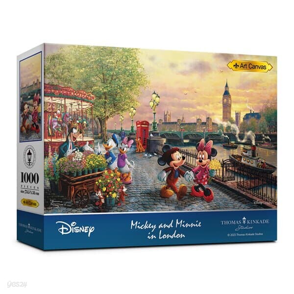 [Disney] 디즈니 런던의 미키와 미니 직소퍼즐(1000피스/7019)