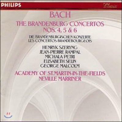[중고] Neville Marriner / Bach : Brandenburg Concertos BWV 1049-1051 (dp0133)