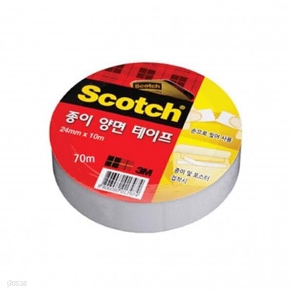 3M 스카치 종이양면테이프 24mm x 10m