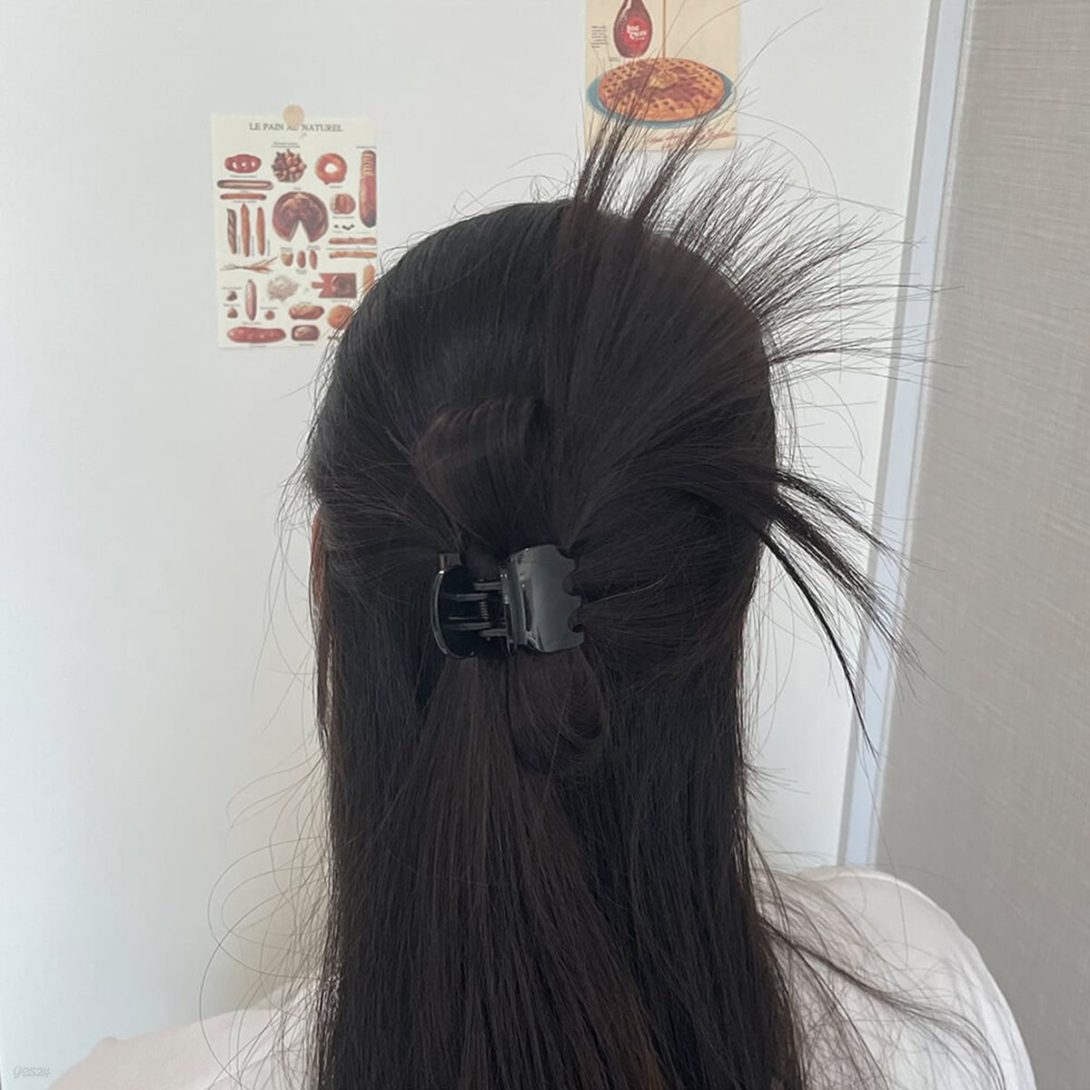 가시번 집게핀 가시 머리 까치 가발 꽁지 똥머리 로우번 헤어 부분