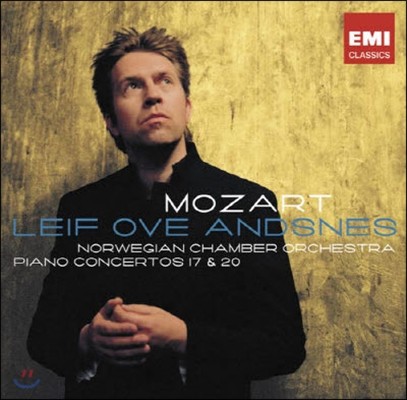 [߰] Leif Ove Andsnes /  Ʈ: ǾƳ ְ 17 & 20 Mozart: Piano Concertos No.17 K.453 & No.20 K.466 (ekcd0919)