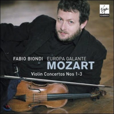 [߰] Fabio Biondi, Europa Galante / Mozart : Violin Concerto Nos.1-3 (vkcd0044)