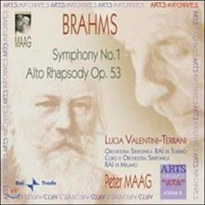 [߰] Peter Maag, Lucia Valentini-Terrani / Brahms : Symphony No.1 Op.68, Alto Rhapsody Op.53 (/430582)