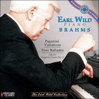 [중고] Earl Wild / Paganini Variations Ballades : Brahms,Liszt (수입/08403471)