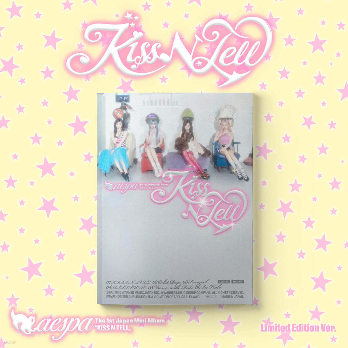 에스파 (aespa) - 일본 미니 1집 KISS N TELL [Limited Edition Ver.]