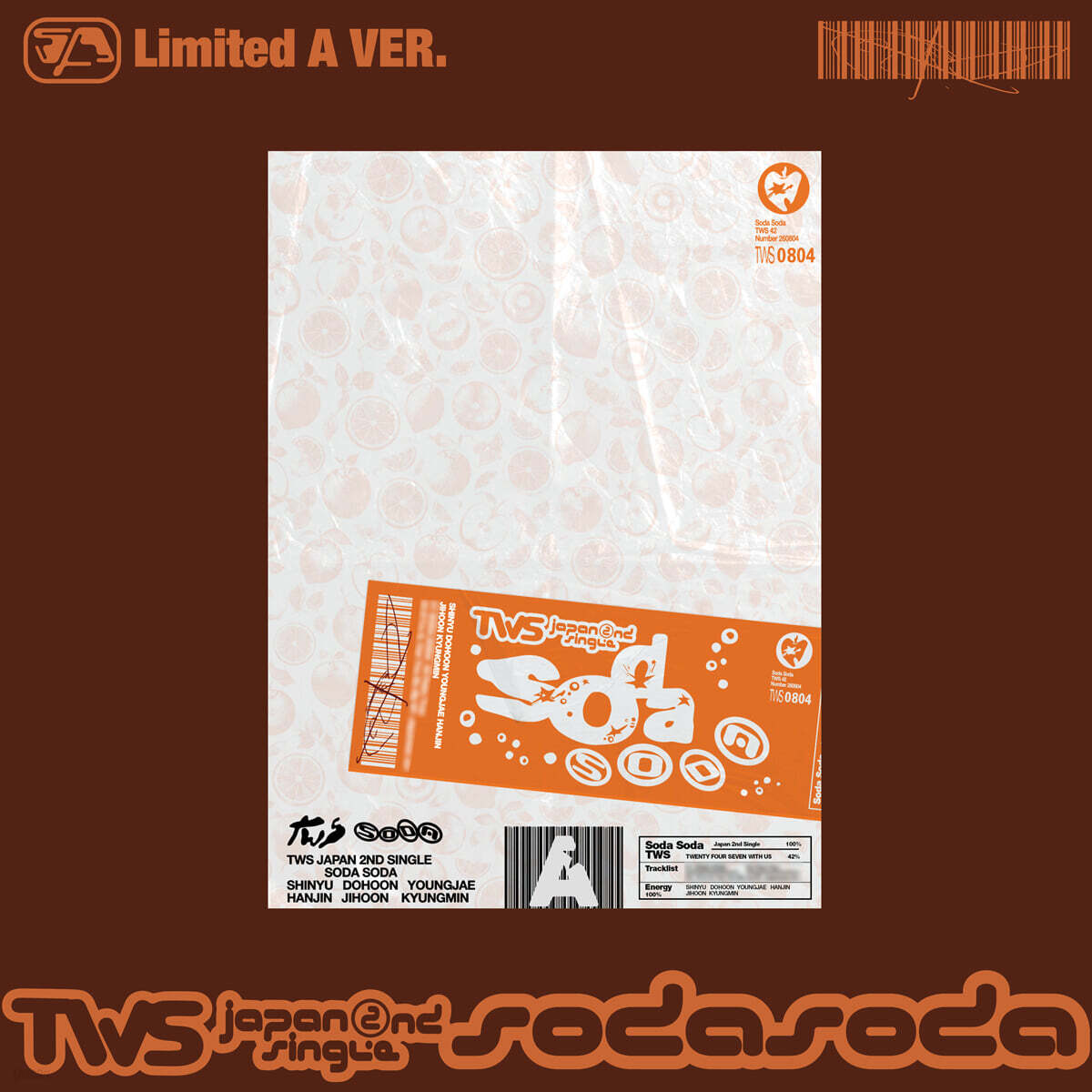 TWS (투어스) - Japan 2nd Single 「SODA SODA」 Limited A