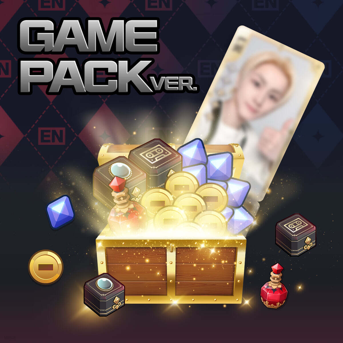 엔하이픈 (ENHYPEN) - [ENHYPEN WORLD COUPON CARD COLLECTION] FORENSICS UNIT GAME PACK ver.