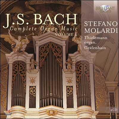 Stefano Molardi 바흐: 오르간 작품집 4권 (J.S. BACH: Complete Organ Music Vol.4)