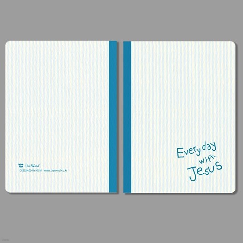 미니 무지노트_ everyday with Jesus (라인_블루)