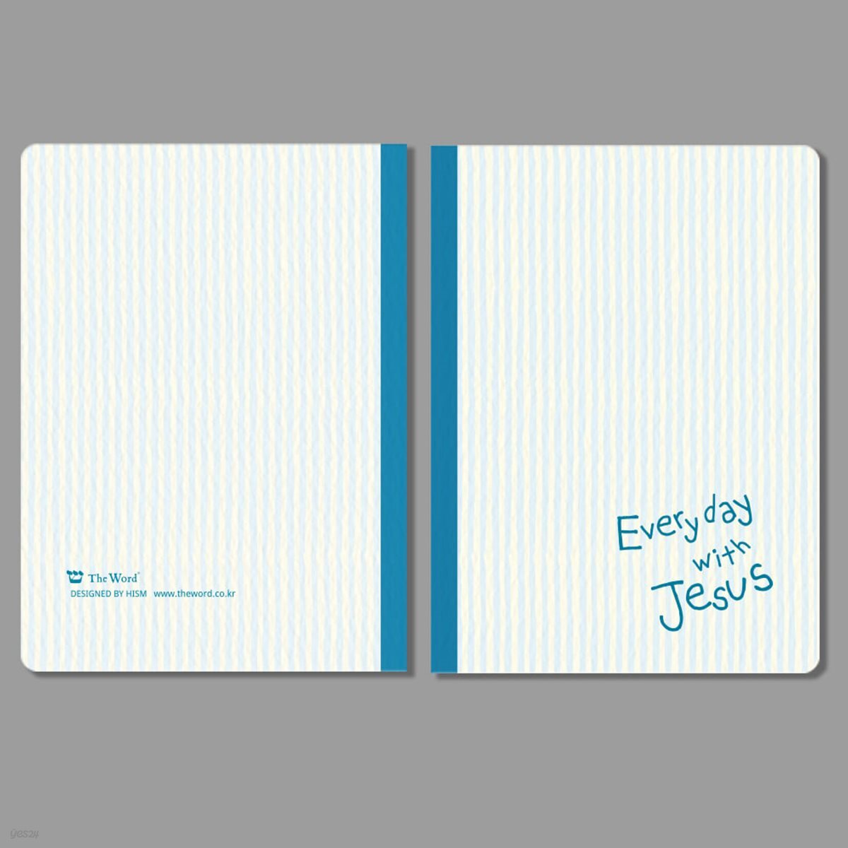 미니 무지노트_ everyday with Jesus (라인_블루)