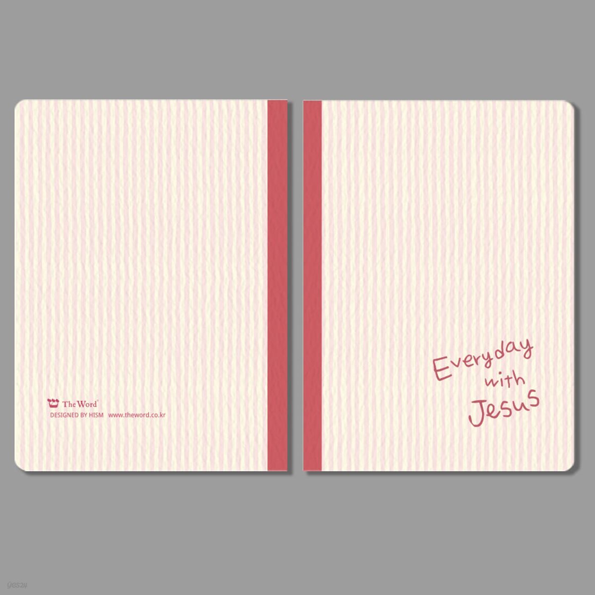 미니 무지노트_ everyday with Jesus (라인_레드)