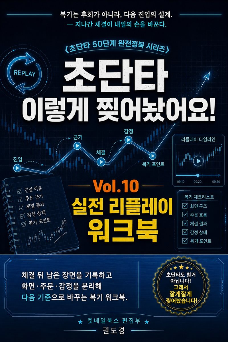 초단타 이렇게 찢어놨어요 Vol.10 ? 실전 리플레이 워크북