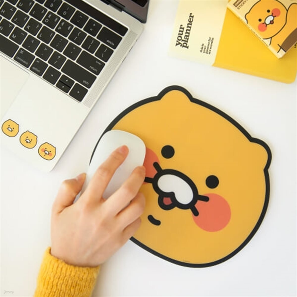 카카오 춘식이 마우스패드 얼굴 215X187mm
