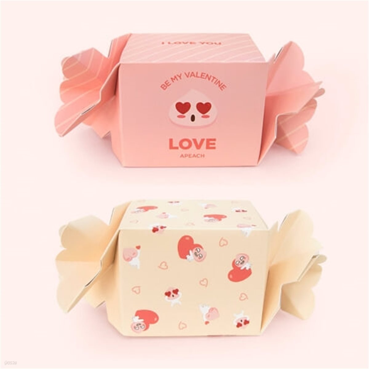 카카오프렌즈 러브테마 DIY 캔디 기프트박스 어피치 80X65mm 2개입