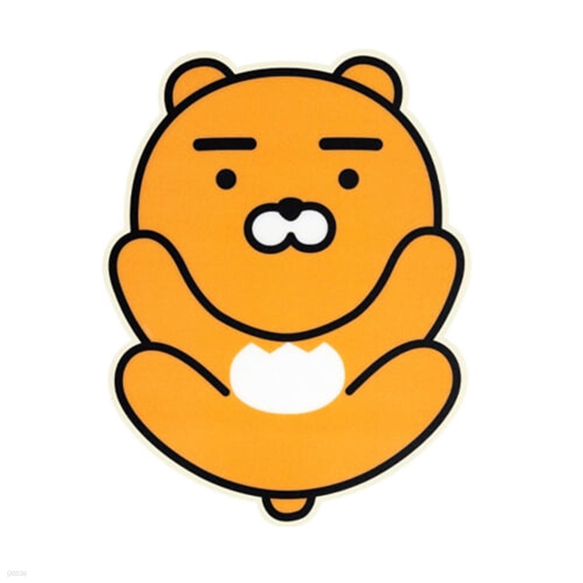 카카오프렌즈 형태 마우스패드 라이언