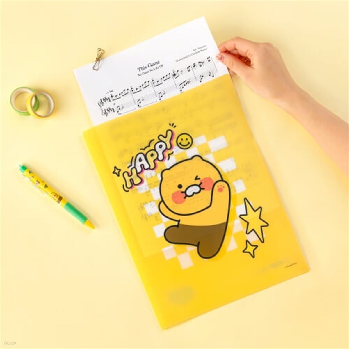 카카오 세이치즈 2포켓 화일 춘식이