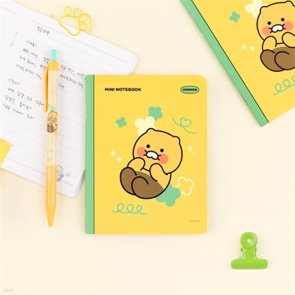 카카오프렌즈 카카오 춘식이 미니노트 클로버
