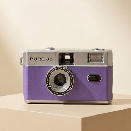 코닥필름 2롤 포함 다회용 PURE35 Violet 바이올렛 필름카메라 세트