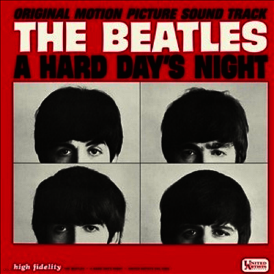 Beatles — A Hard Day's Night (하드 데이즈 나이트) (Soundtrack)(Mono) 앨범 커버