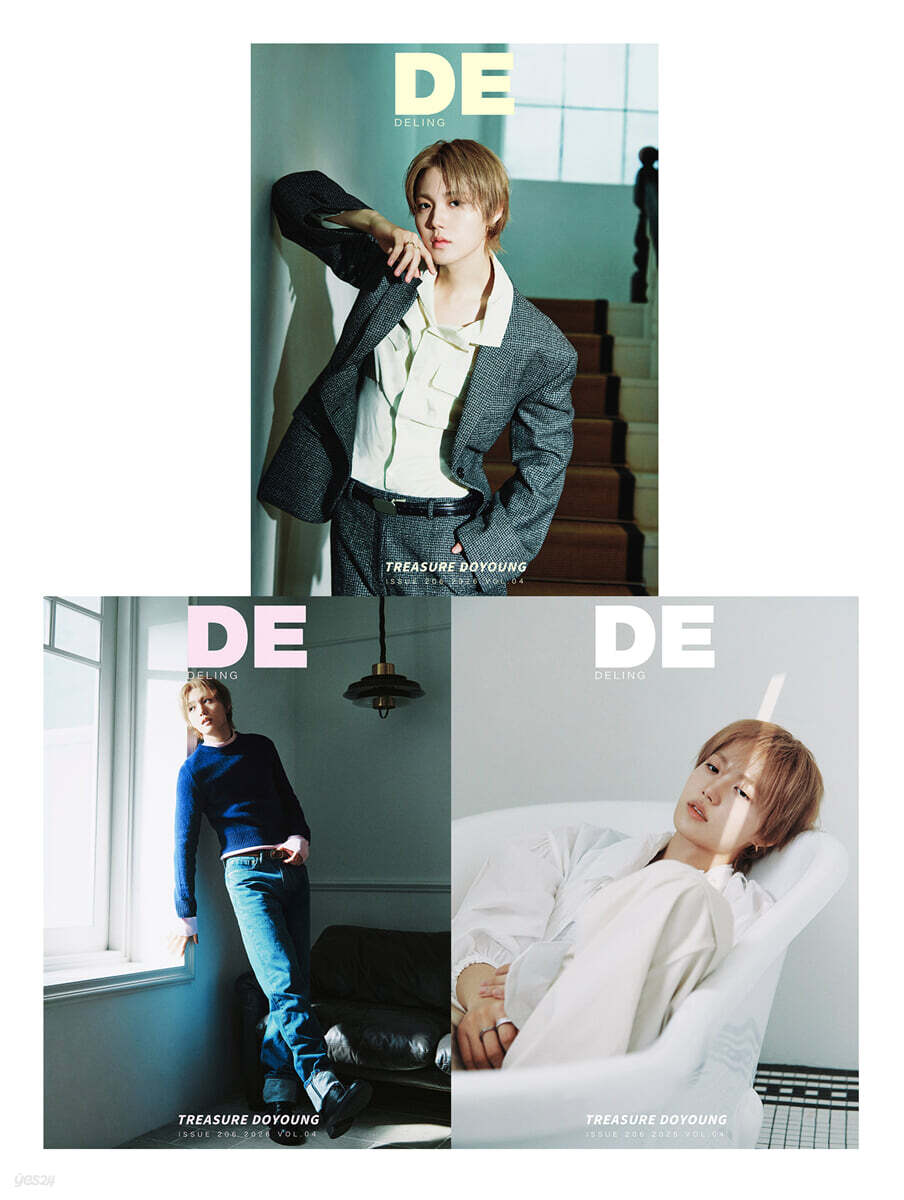 [D형] DELING 중국 2026년 06월호 : 트레저 김도영 (ITREASURE DOYOUNG) 커버 (A형 잡지+B형 잡지+C형 잡지+카드 8장+포스터 2장)