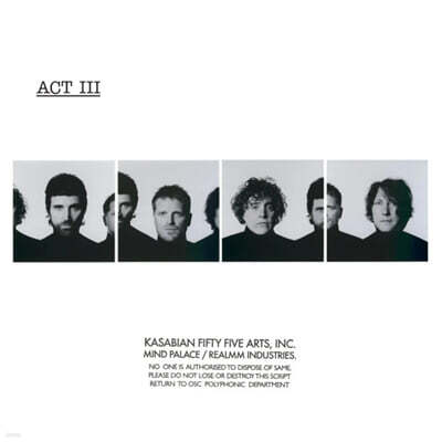 Kasabian — 9집 ACT III 앨범 커버