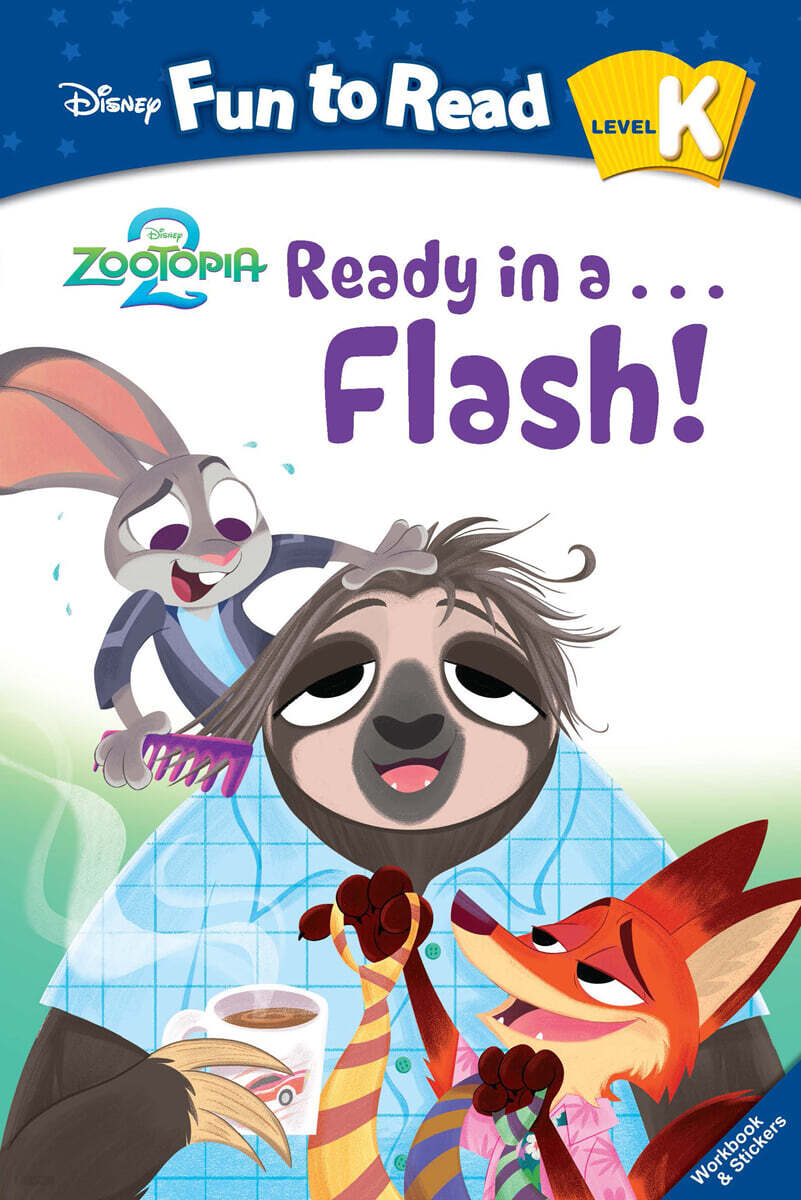 Disney Fun to Read Set K-21 / Ready in a Flash (Zootopia 2) (CD 미포함)