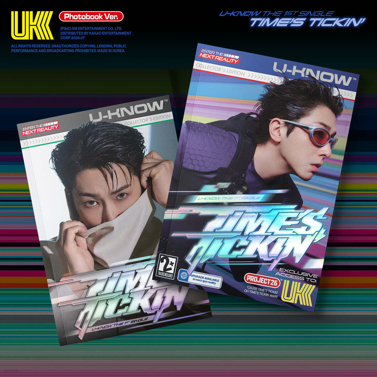 유노윤호 - 싱글앨범 1집 : Time’s Tickin’ [Photobook Ver.][2종 중 1종 랜덤발송]