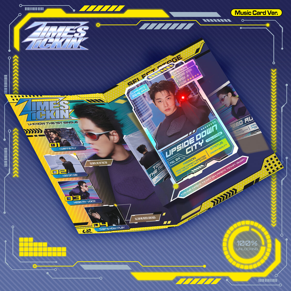 유노윤호 - 싱글앨범 1집 : Time’s Tickin’ [Music Card Ver.]