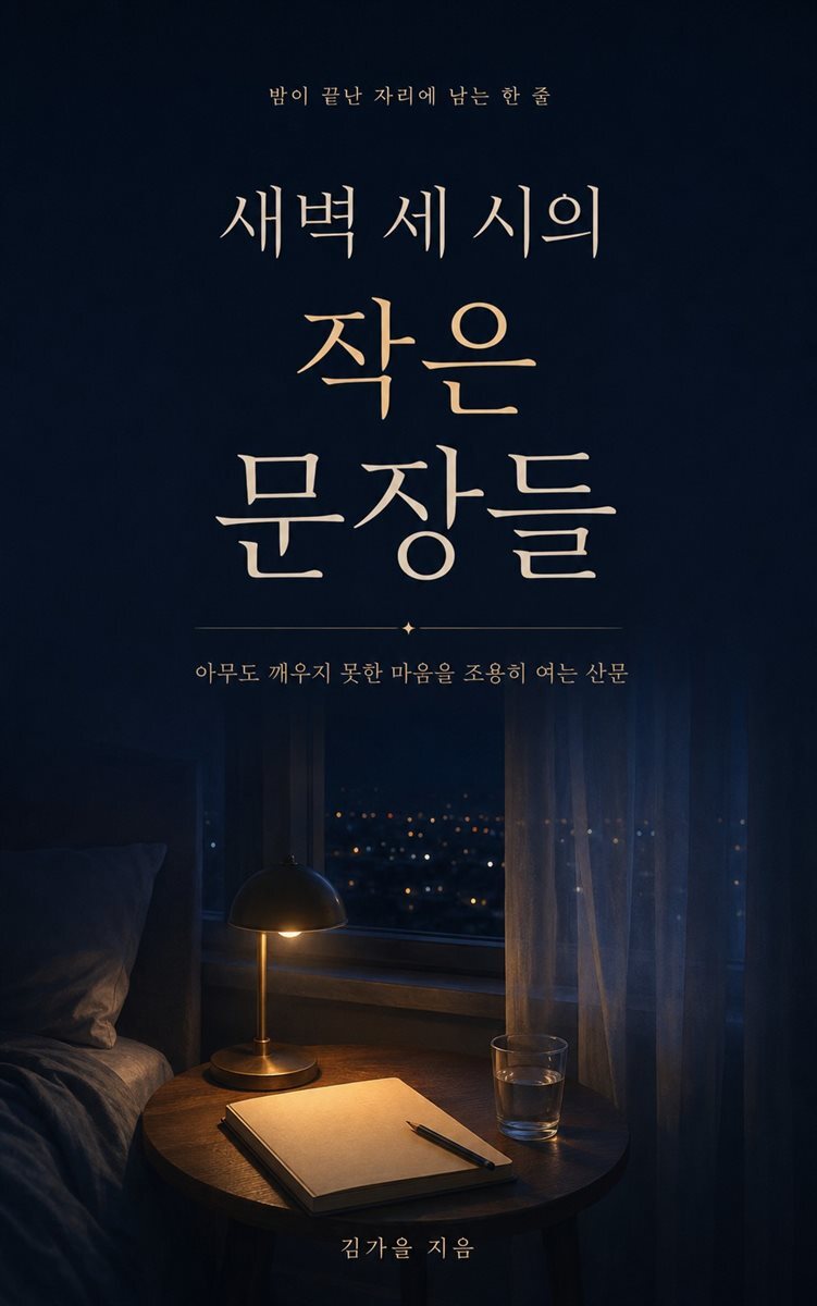 새벽 세 시의 작은 문장들