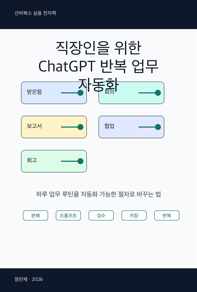 직장인을 위한 ChatGPT 반복 업무 자동화
