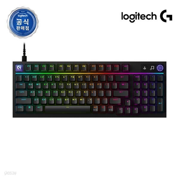 로지텍코리아 공식 G316 X 98 게이밍 키보드 블랙, 적축