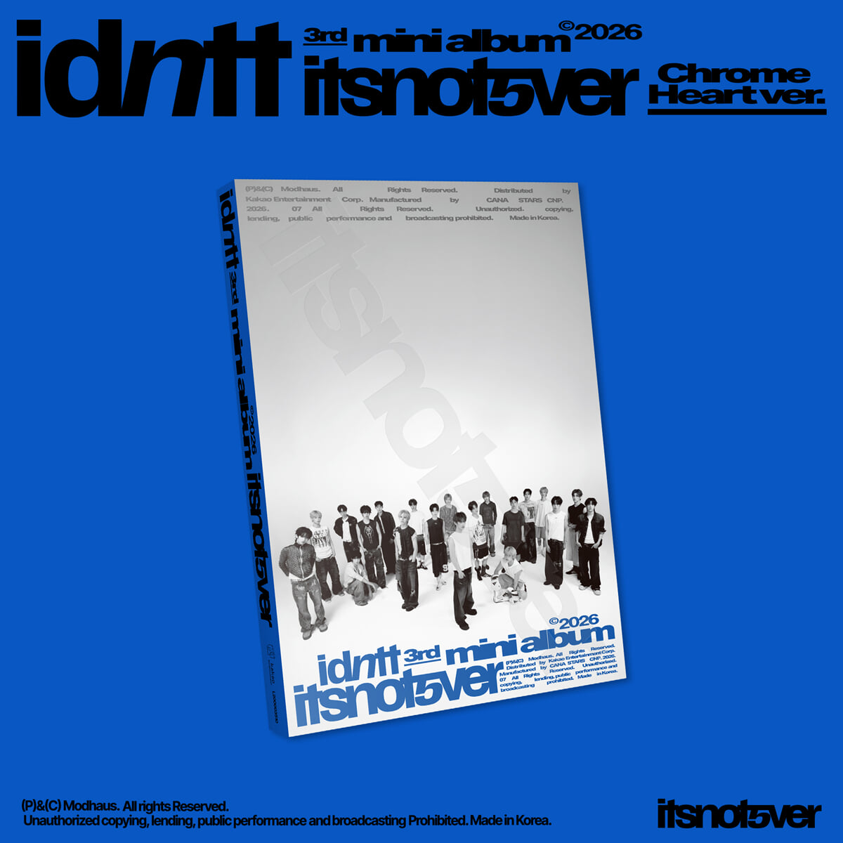 idntt (아이덴티티) - 〈itsnotover〉 [Chrome Heart ver.]