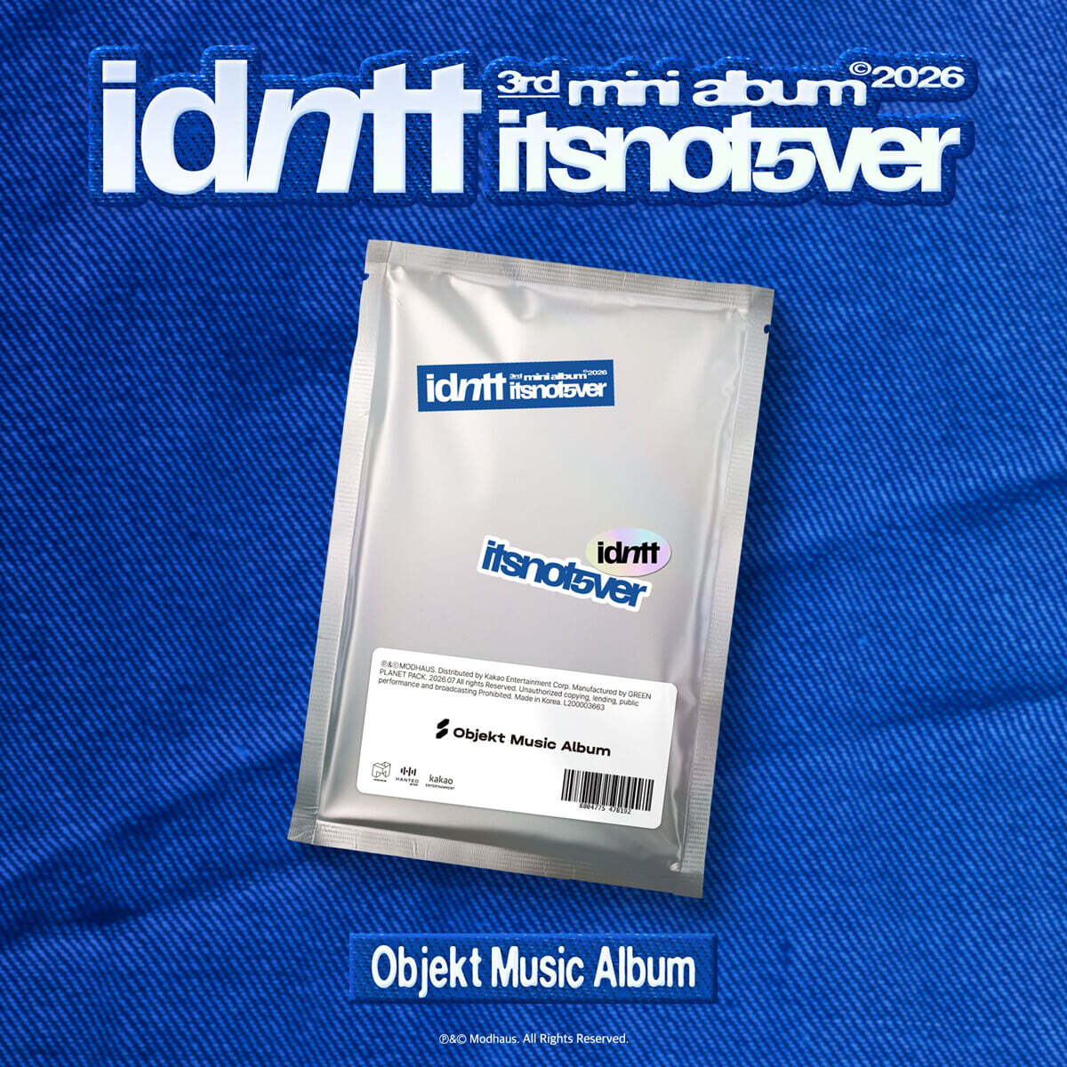 idntt (아이덴티티) - 〈itsnotover〉 [Objekt Music Album]