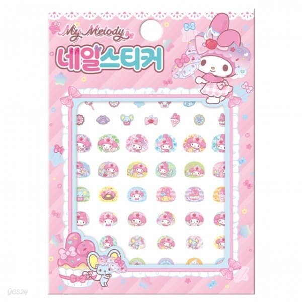 [산리오] 마이멜로디 스낵 앤 스윗 네일스티커
