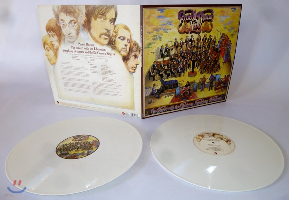 Procol Harum - Live In Concert With The Edmonton Symphony Orchestra 프로콜 하럼 라이브 [화이트 컬러 LP]