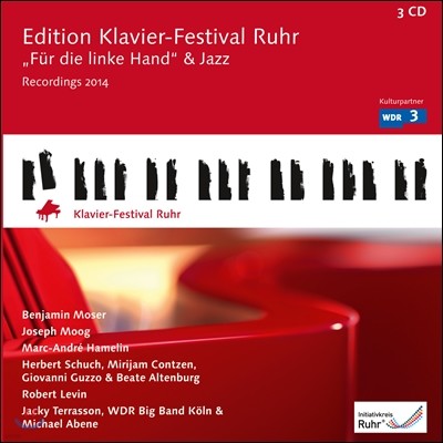 Benjamin Moser / Marc-Andre Hamelin / Joseph Moog 루르 피아노 페스티벌 33집 - 왼손을 위한 피아노 작품들 (Edition Klavier-Festival Ruhr Vol. 33)