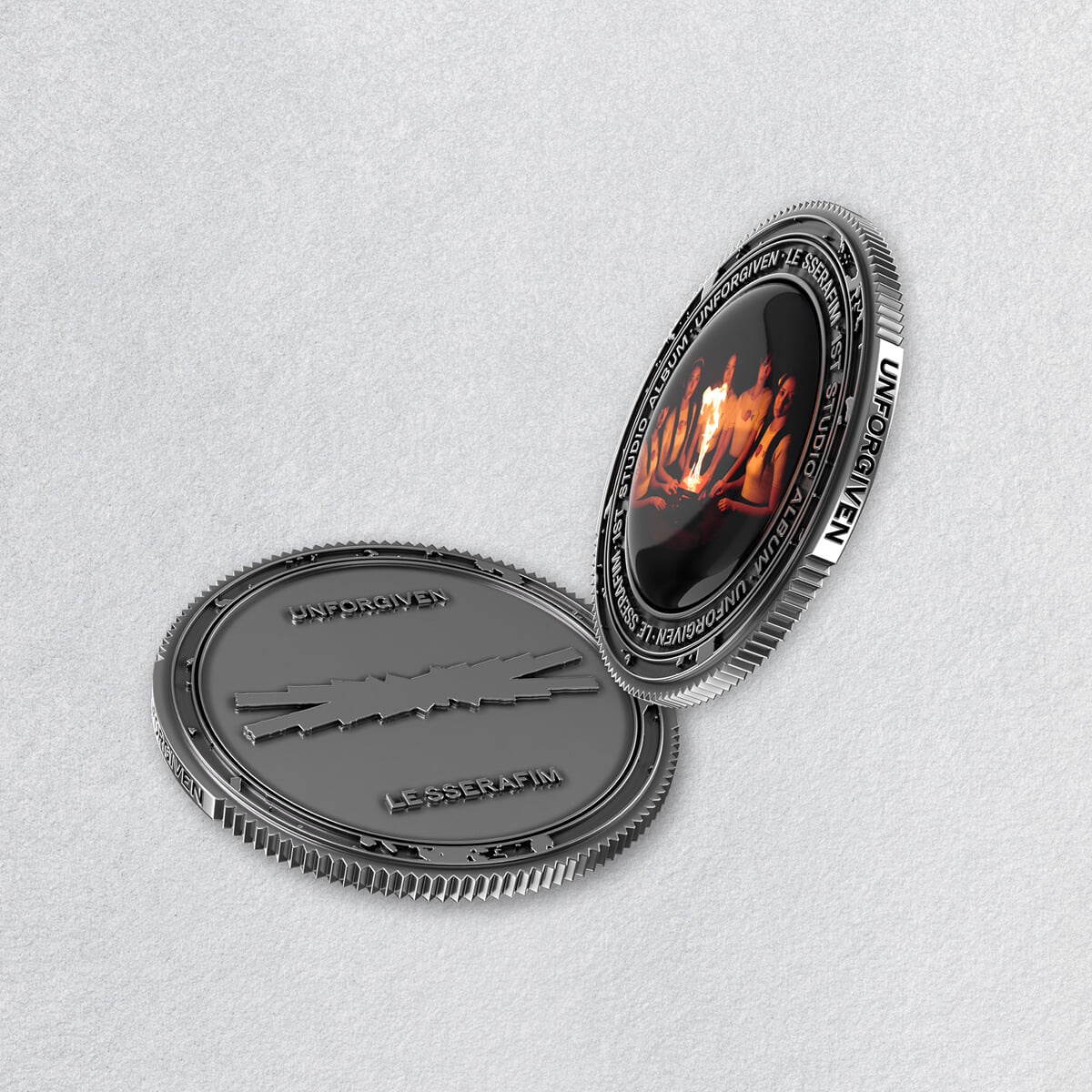 르세라핌 (LE SSERAFIM) - 1st Studio Album 'UNFORGIVEN' (Sound Coin ver.)