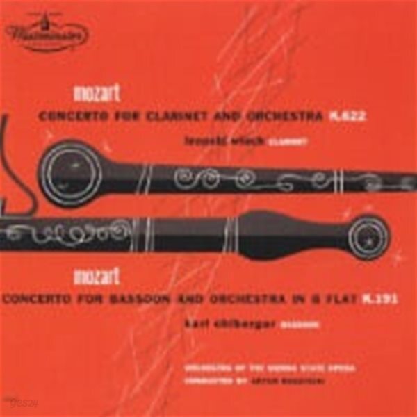 Leopold Wlach,~/ Mozart : Concerto For Clarinet And Orchestra K.622,~ (일본수입/UCCW1006)