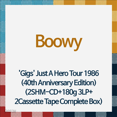 Boowy (보위) - 'Gigs' Just A Hero Tour 1986 (40th