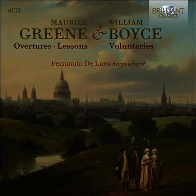 모리스 & 보이스: 하프시코드 작품집 (Greene & Boyce: Works for Harpsichord) (4CD) - Fernando de Luca