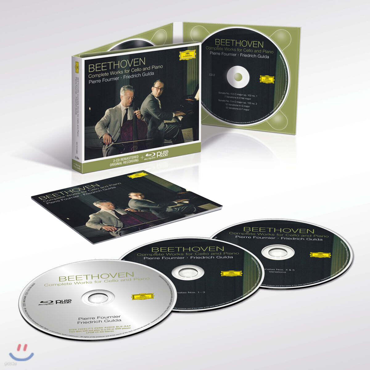 Pierre Fournier / Friedrich Gulda 베토벤: 첼로 소나타 전곡집- 피에르 푸르니에, 프리드리히 굴다