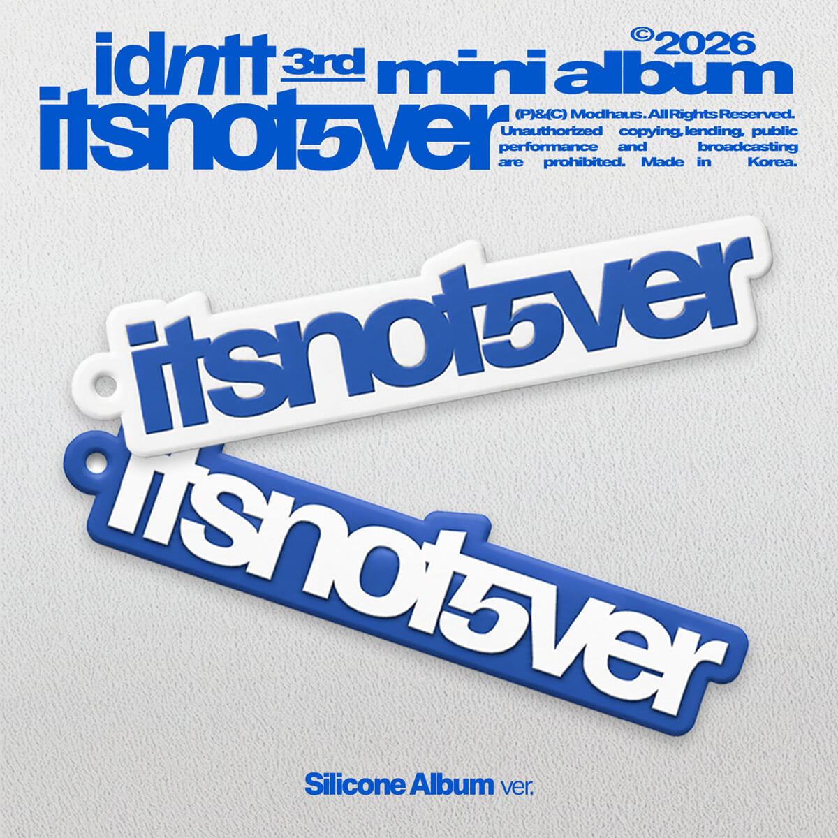 idntt (아이덴티티) - 〈itsnotover〉 [Silicone Album]