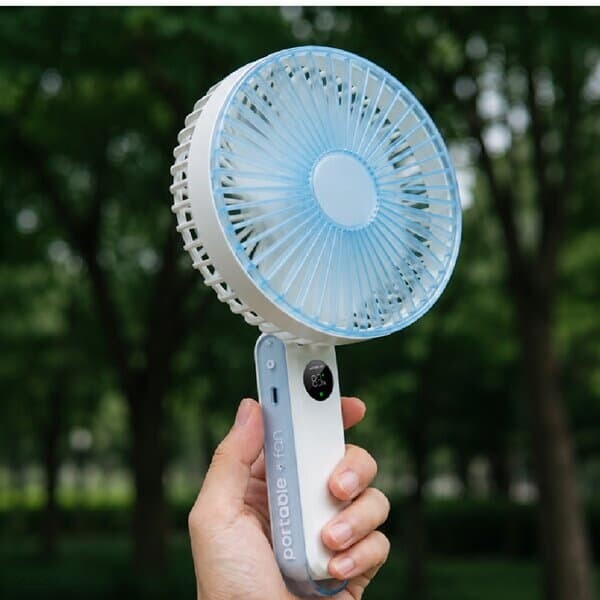빅팬 휴대용 선풍기/ BLDC 접이식/ 대용량배터리/ 탁상용 걸이용 선풍기