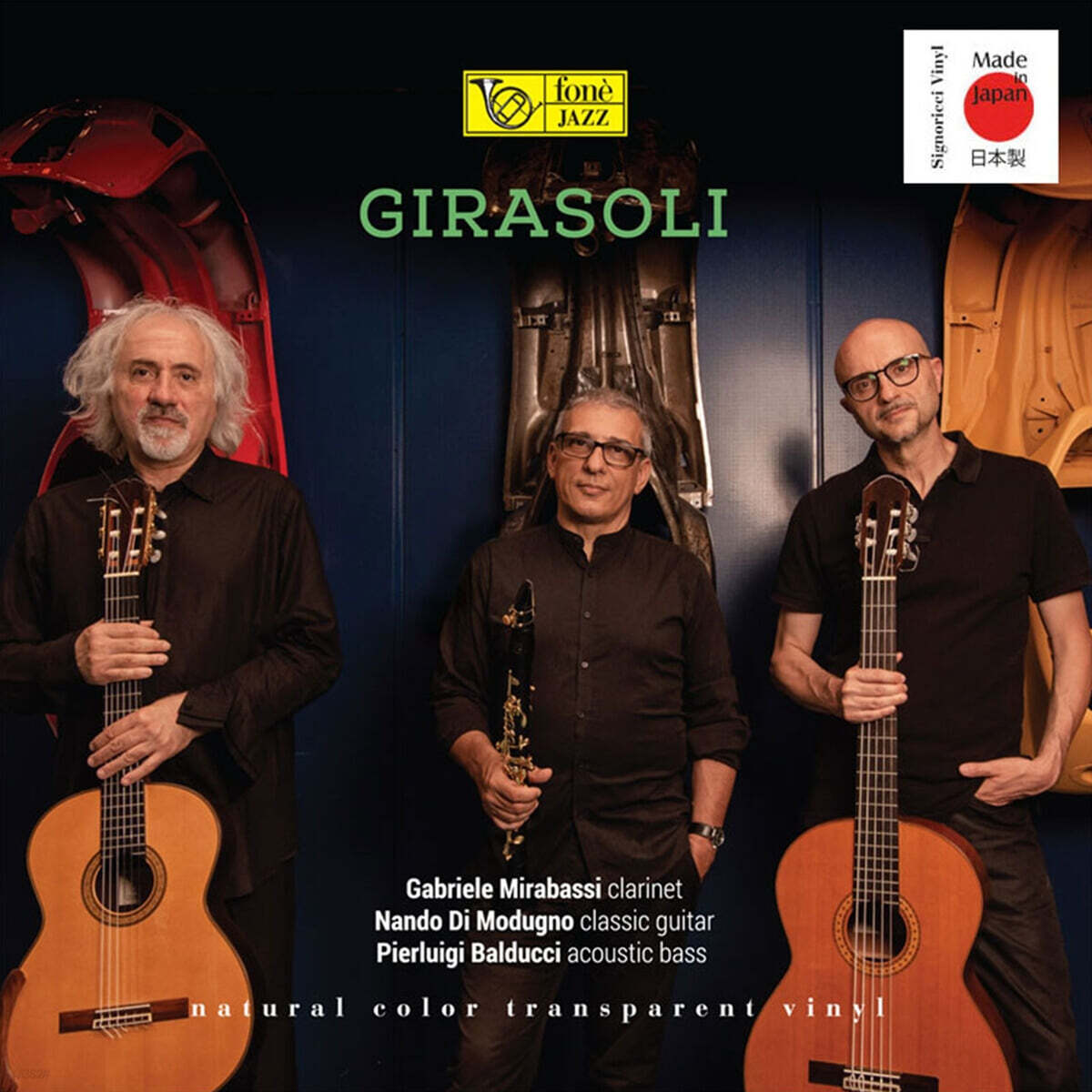 Gabriele Mirabassi / Nando Di Modugno / Pierluigi Balducci (가브리엘 미라바시 / 난도 디 모두뇨 / 피에를루이지 발두치)- irasoli [컬러 LP]