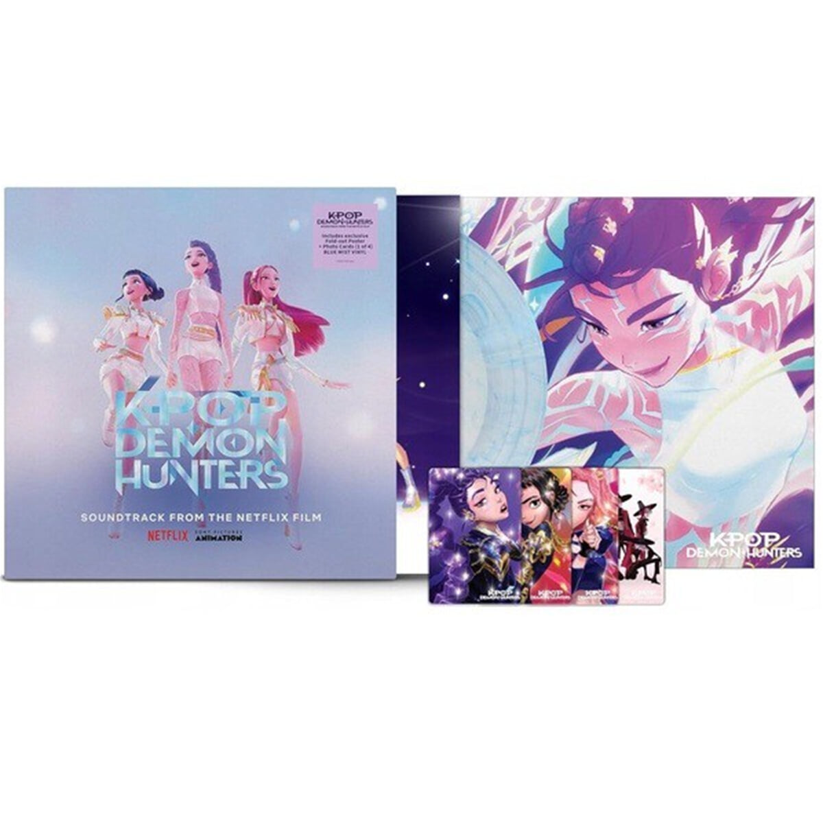케이팝 데몬 헌터스 영화음악 (KPop Demon Hunters From The Netflix Series OST) [블루 미스트 컬러 LP]