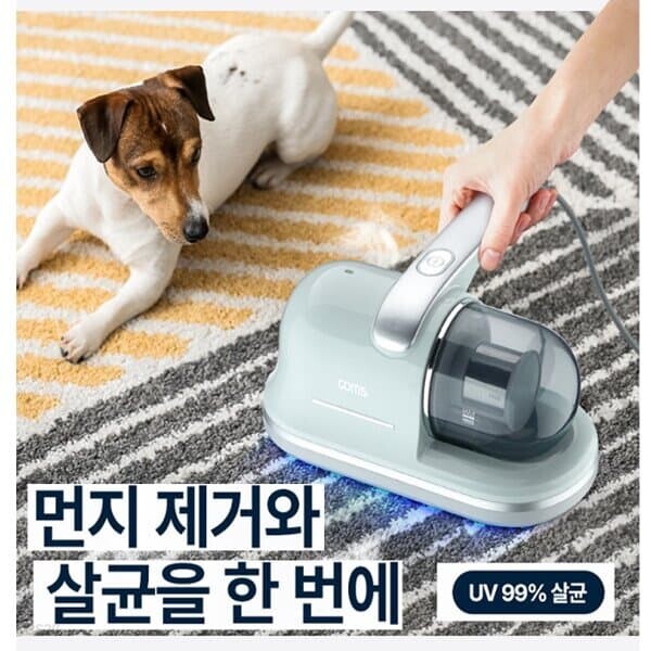 먼지제거 살균을 한번에  침구 진공청소기 UV램프 99% 살균 10Kpa 카페트 소파 진공청소기  물세철헤파필터 강력한타격