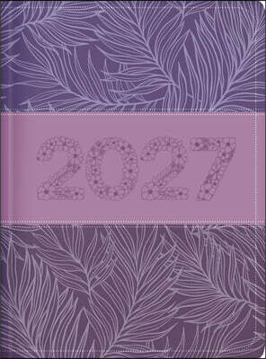 2027 Agenda Ejecutiva - Tesoros de Sabiduría - Tricolor Púrpuras: Agenda Ejecutivo Con Pensamientos Motivadores