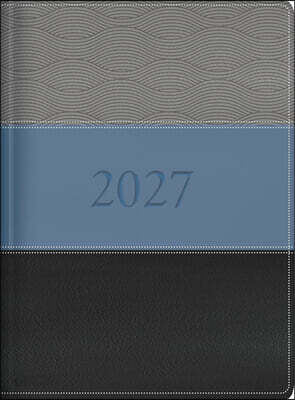 The Treasure of Wisdom - 2027 Executive Agenda - Light Blue & Greys Tricolor: An Executive Themed Daily Journal and Appointment Book with an Inspirati