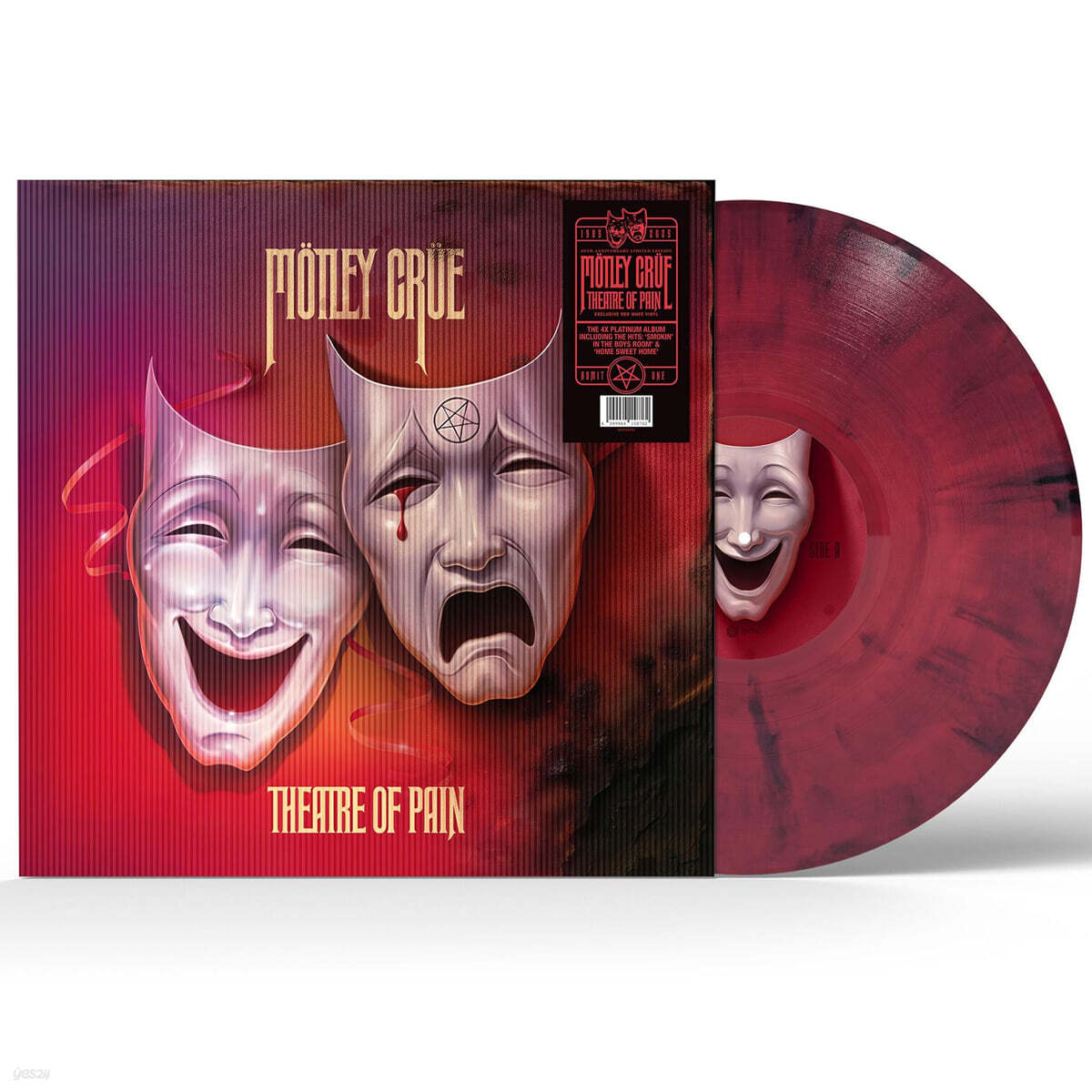 Motley Crue (머틀리 크루) - 3집 Theatre Of Pain [레드 웨이브 컬러 LP]