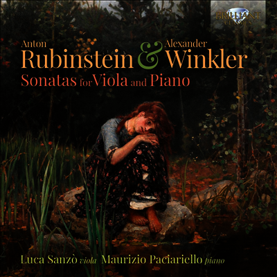 루빈스타인 & 빈클러: 비올리와 피아노를 위한 소나타 (Rubinstein & Winkler: Sonatas for Viola and Piano)(CD) - Luca Sanzo